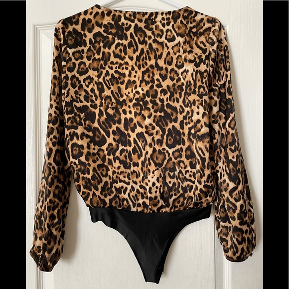 NWOT BB Dakota “Ride Or Tie” Leopard Bodysuit - Picture 6 of 8